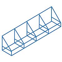 008 Traditional Shed Awning with Signband (Frame only)