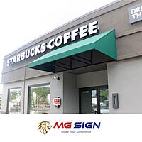 008 Traditional Shed Awning with Signband (Frame only)