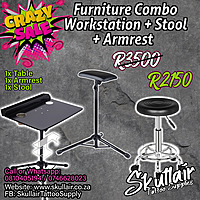 Furniture Combo (Workstation + Stool + Arm Rest) Furniture Combo (Workstation + Stool + Arm Rest)