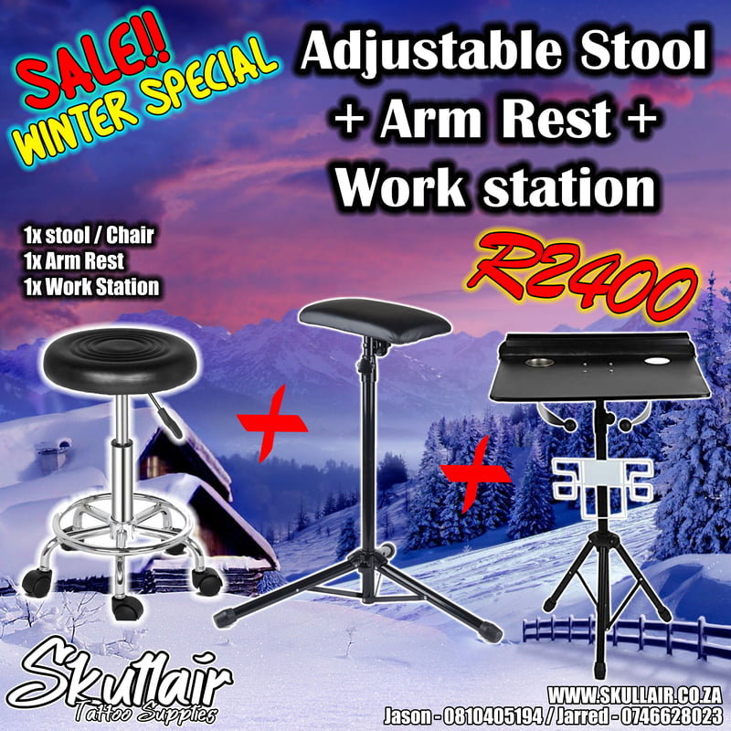Furniture Combo (Workstation + Stool + Arm Rest) Furniture Combo (Workstation + Stool + Arm Rest)