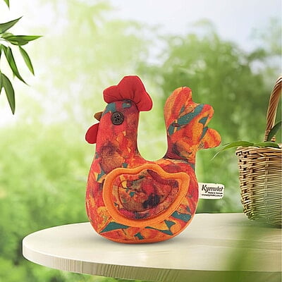 Gà Sung Túc Bố, Size Nhỏ - Thủ Công Nhồi Bông, Vải Cotton Gà Sung Túc Bố, Size Nhỏ - Thủ Công Nhồi Bông, Vải Cotton