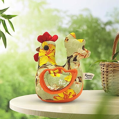 Gà Sung Túc Bố, Size Nhỏ - Thủ Công Nhồi Bông, Vải Cotton