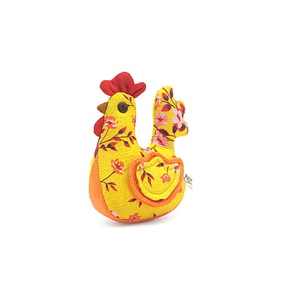 Gà Sung Túc Bố, Size Nhỏ - Thủ Công Nhồi Bông, Vải Cotton Gà Sung Túc Bố, Size Nhỏ - Thủ Công Nhồi Bông, Vải Cotton