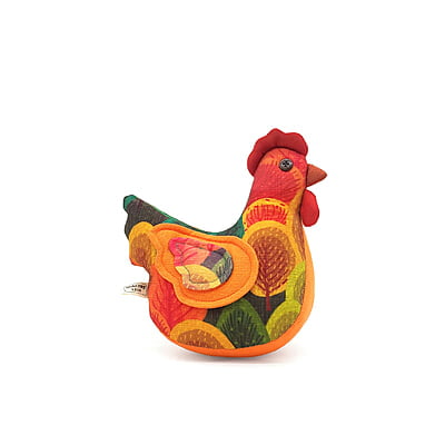 Gà Sung Túc Mẹ - Thủ Công Nhồi Bông, Vải Cotton
