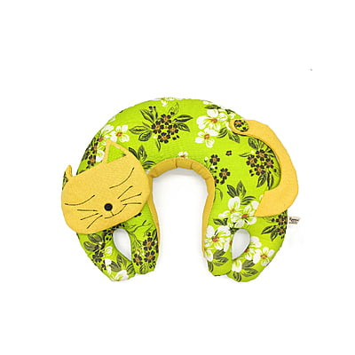 Gối Cổ Mèo - Thủ Công Nhồi Bông, Vải Cotton