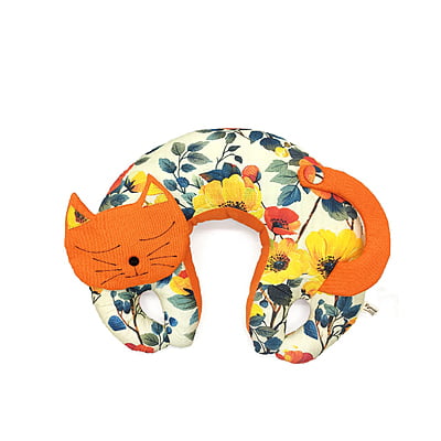 Gối Cổ Mèo - Thủ Công Nhồi Bông, Vải Cotton