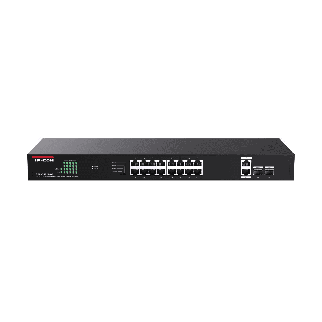 G1120P-16-150W - 16 PoE - 150W - Gigabit - Unmanaged