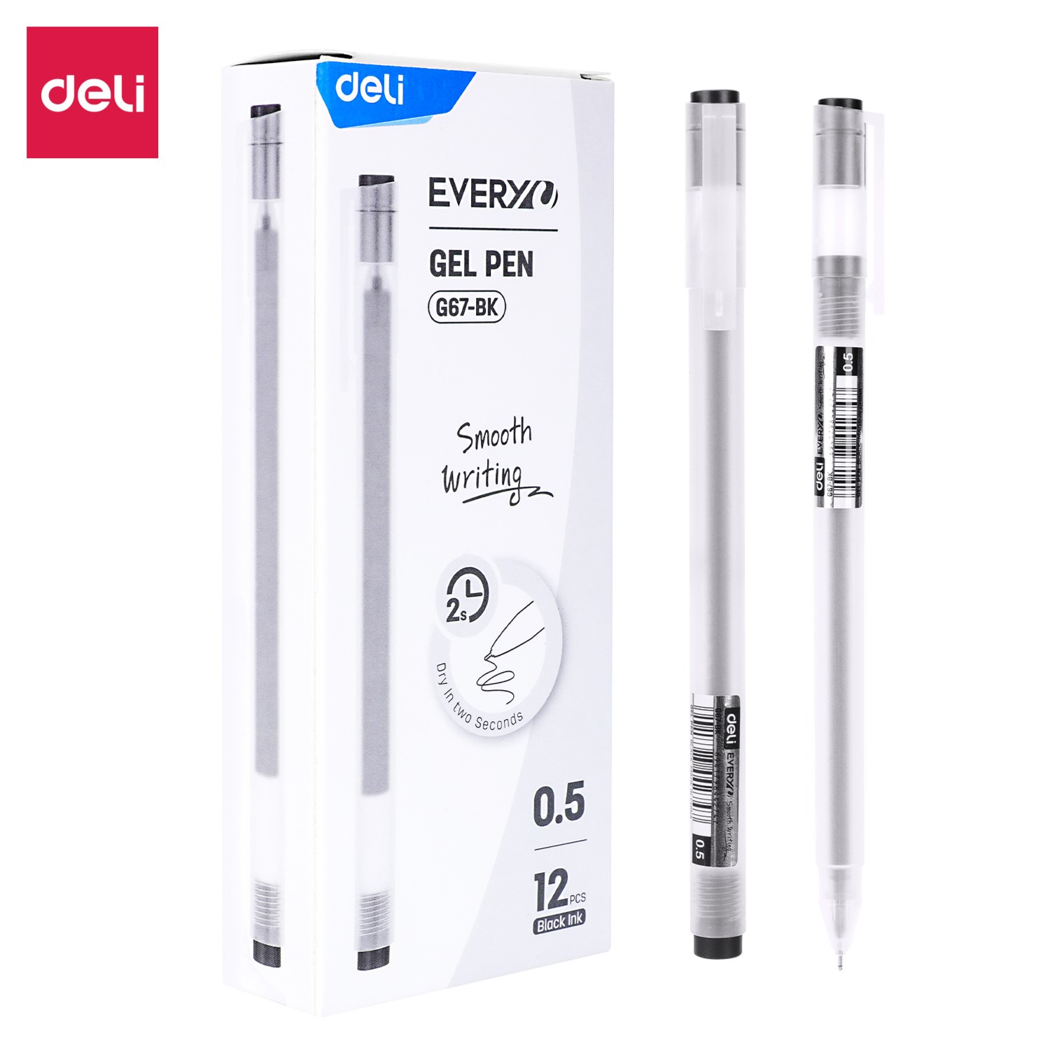DELI G67-BK GEL PEN 0.5MM - BLACK DELI G67-BK GEL PEN 0.5MM - BLACK