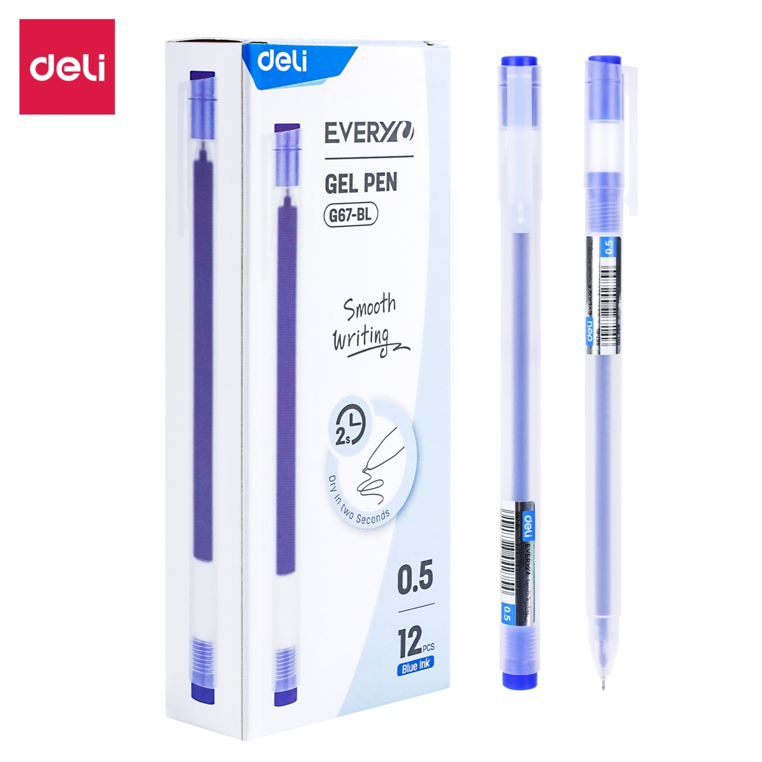 DELI G67-BL GEL PEN 0.5MM BLUE DELI G67-BL GEL PEN 0.5MM BLUE