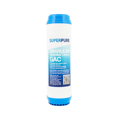 SUPERPURE 10 inch GAC Water Filter Replacement Cartridge