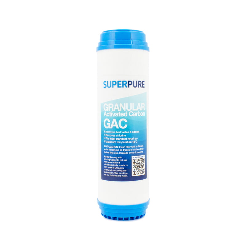 SUPERPURE 10 inch GAC Water Filter Replacement Cartridge SUPERPURE 10 inch GAC Water Filter Replacement Cartridge