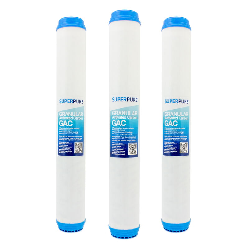 20 inch Granular Activated Carbon Filter (3 Pack)