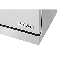 Estufa con horno 4 quemadores respaldo alto