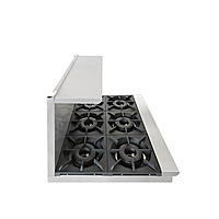 Estufa con horno gas LP 6 quemadores respaldo bajo GES-060-000 marca DRAGO
