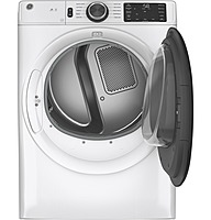 GE® GFD55GSSNWW ENERGY STAR® 7.8 cu. ft. Capacity Smart Front Load Gas Dryer with Sanitize Cycle