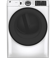 GE® GFD55GSSNWW ENERGY STAR® 7.8 cu. ft. Capacity Smart Front Load Gas Dryer with Sanitize Cycle