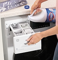GE® GFQ14ESSNWW 24" 2.4 cu. ft. Capacity Front Load Washer/Condenser Dryer Combo GE® GFQ14ESSNWW 24" 2.4 cu. ft. Capacity Front Load Washer/Condenser Dryer Combo
