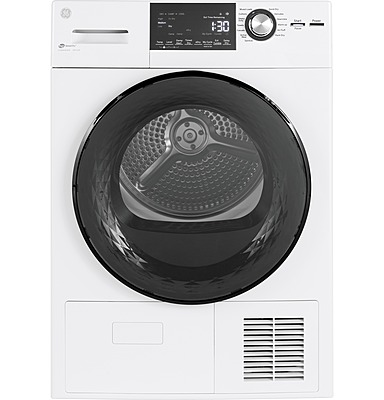 GE® GFT14ESSMWW ENERGY STAR® 24" 4.1 Cu.Ft. Front Load Ventless Condenser Electric Dryer