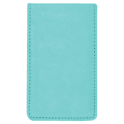 Personalized 7-Piece Teal Laserable Leatherette Manicure Gift Set