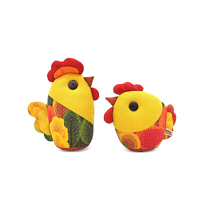 Gà An Nhiên Mẹ - Thủ Công Nhồi Bông, Vải Cotton Gà An Nhiên Mẹ - Thủ Công Nhồi Bông, Vải Cotton