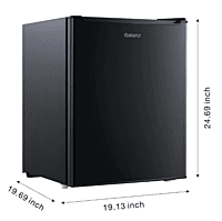 Galanz GL27BK 2.7 Cu ft Single Door Mini ENERGY STAR Fridge w/ Freezer