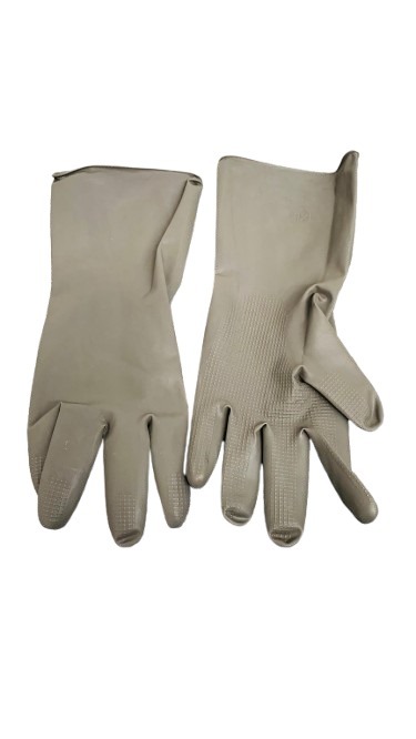 Glove black builders rubber