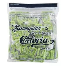 GLORIA MANTEQUILLA SIN SAL PORCIONADA 100 PIEZAS