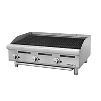 Asador 36 pulgadas Silver gas LP radiantes de acero inoxidable GPAS-03-00 marca DRAGO