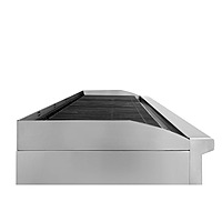 Asador 48 pulgadas Silver gas LP radiantes de acero inoxidable GPAS-04-00 marca DRAGO