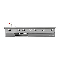 Estufa universal de mesa Slim 2 quemadores asador planca freidora y gratinador