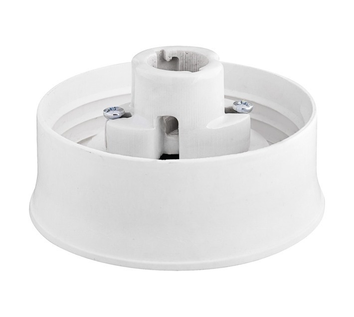 Gallery porcelain lamp holder 8 inch