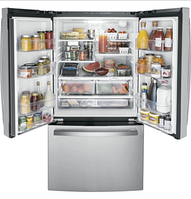 Frigidaire Gallery 36" Stainless Counter Depth French Door Refrigerator with Interior Water Dispenser
