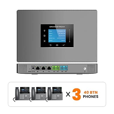 Grandstream Phone System Kits with 40-Button Phones Grandstream Phone System Kits with 40-Button Phones