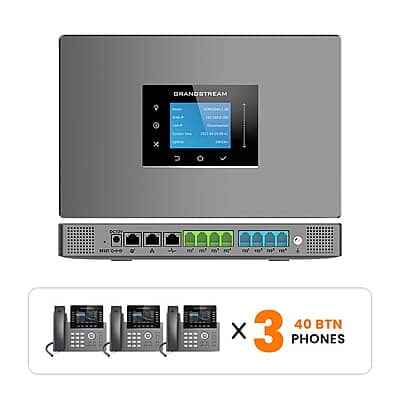 Grandstream Phone System Kits with 40-Button Phones Grandstream Phone System Kits with 40-Button Phones
