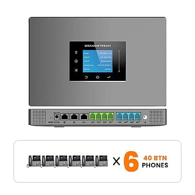 Grandstream Phone System Kits with 40-Button Phones Grandstream Phone System Kits with 40-Button Phones