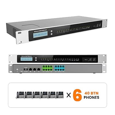 Grandstream Phone System Kits with 40-Button Phones Grandstream Phone System Kits with 40-Button Phones