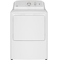 GE® GTD38EASWWS 7.2 cu. ft. Capacity Electric Dryer with Up To 120 ft. Venting​ and Reversible Door​