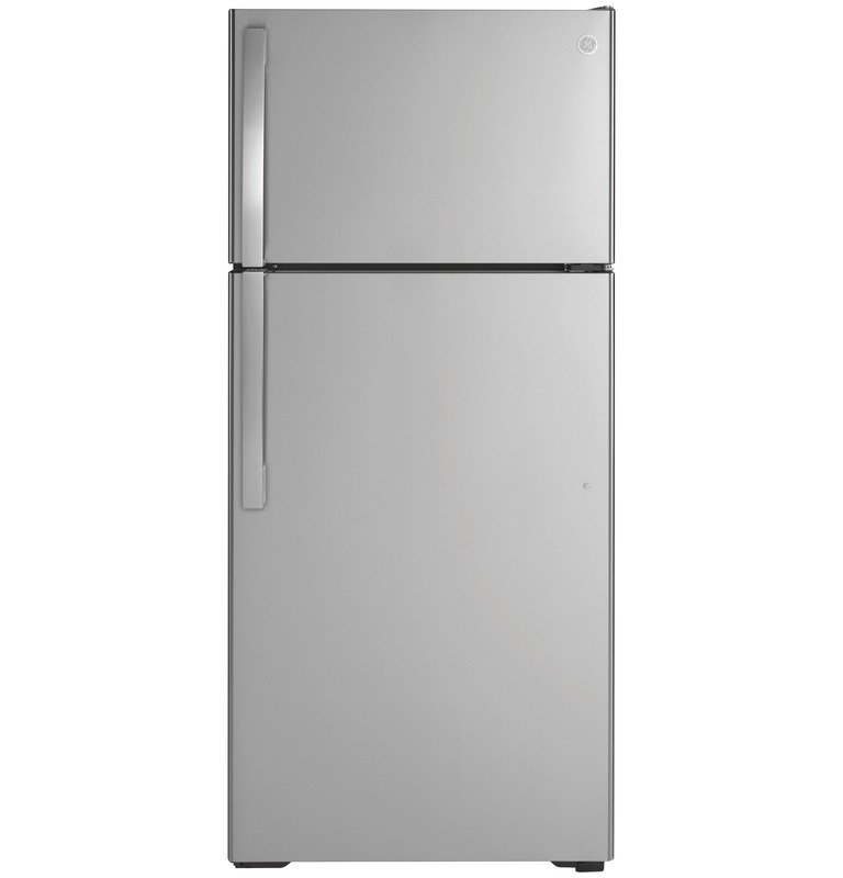 GE® GTE17GSNRSS ENERGY STAR® 16.6 Cu. Ft. Top-Freezer Refrigerator