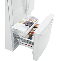 GE® GWE19J ENERGY STAR® 18.6 Cu. Ft. Counter-Depth French-Door Refrigerator