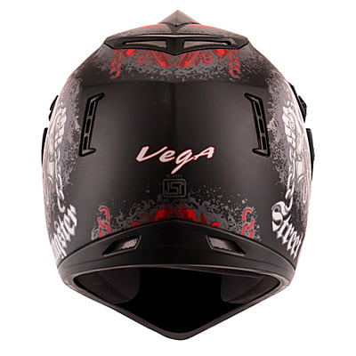 VEGA OFFROAD D/V GANGSTER DULL BLACK RED (L)