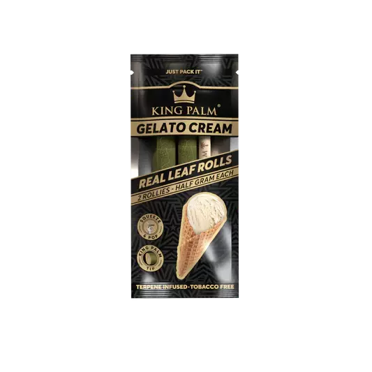 King Palm 2 Rollies 20ct - Gelato Cream King Palm 2 Rollies 20ct - Gelato Cream