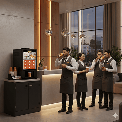 Atlantis Special Select Coffee Machine With 7 Options Hot Beverage