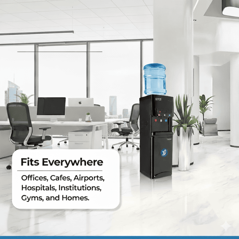 Modern Office with Water Dispenser