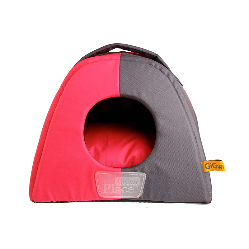 Gigwi Place Pet House Canvas ,Plush, TPR (Red Rose)