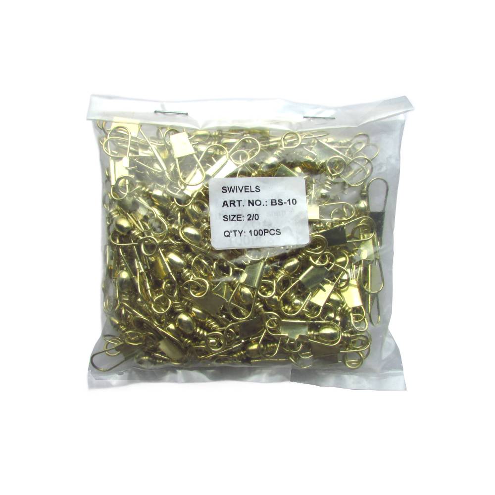 Giradores Para Pesca No 2/0 Paquete X 100 Unidades Giradores Para Pesca No 2/0 Paquete X 100 Unidades