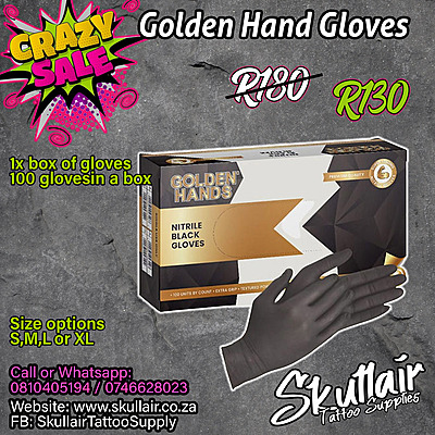 Small Black Nitrile Gloves