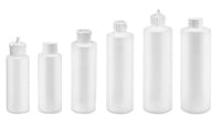 Botellas Cilíndricas Naturales - 16 oz, Tapa Abatible