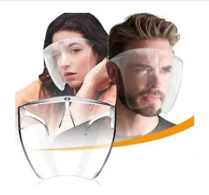 10 Caretas Curvas De Policarbonato Protector Facial