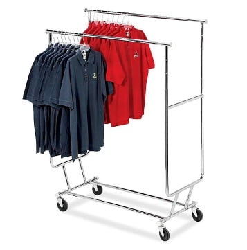 RACKS RODANTES PARA ROPA