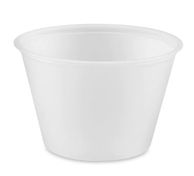 Vasos de Plástico para Raciones - 4 oz